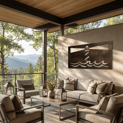 The Beacon - Metal Wall Art - Umber - Anthem Classic