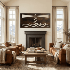 The Beacon - Metal Wall Art - Umber - Anthem Classic