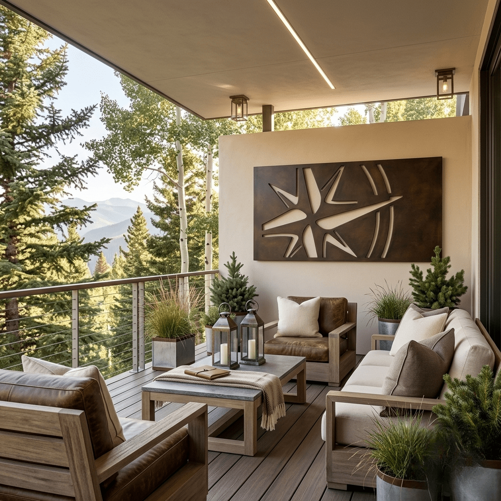 The Bearing - Metal Wall Art - Umber - Anthem Classic