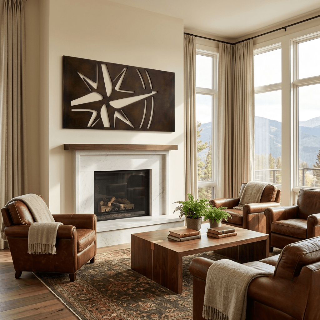 The Bearing - Metal Wall Art - Umber - Anthem Classic