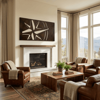 The Bearing - Metal Wall Art - Umber