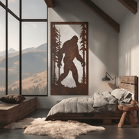 The Bigfoot - Metal Wall Art - Umber