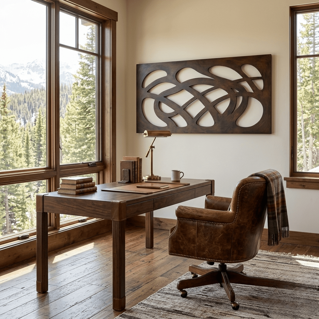 The Bioma - Metal Wall Art - Umber - Anthem Classic