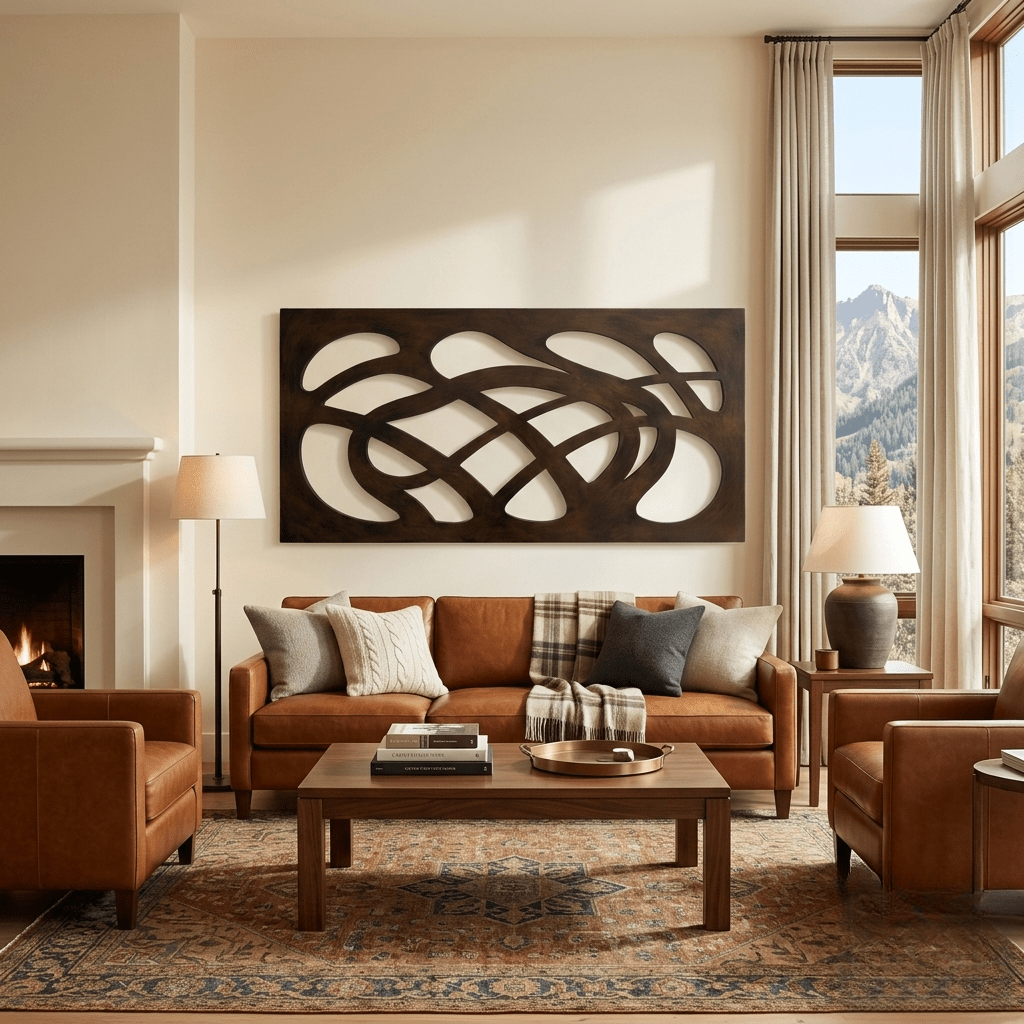 The Bioma - Metal Wall Art - Umber - Anthem Classic