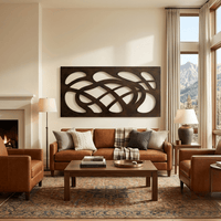 The Bioma - Metal Wall Art - Umber