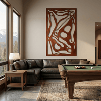 The Birdies View - Metal Wall Art - Oxide