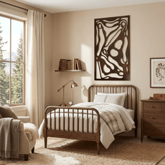 The Birdies View - Metal Wall Art - Umber - Anthem Classic