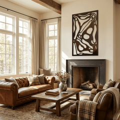 The Birdies View - Metal Wall Art - Umber - Anthem Classic