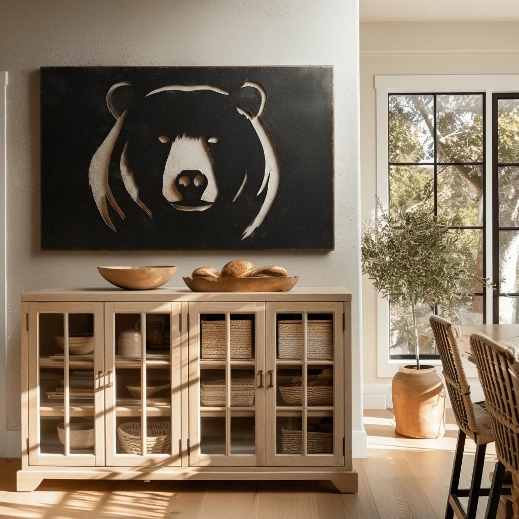 The Black Bear - Metal Wall Art - Anthem Classic