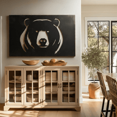 The Black Bear - Metal Wall Art - Anthem Classic