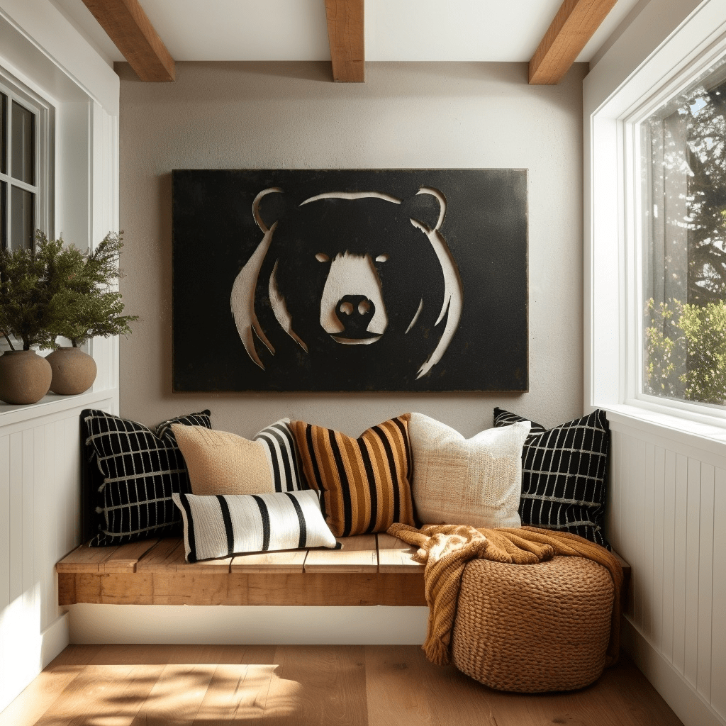The Black Bear - Metal Wall Art - Anthem Classic