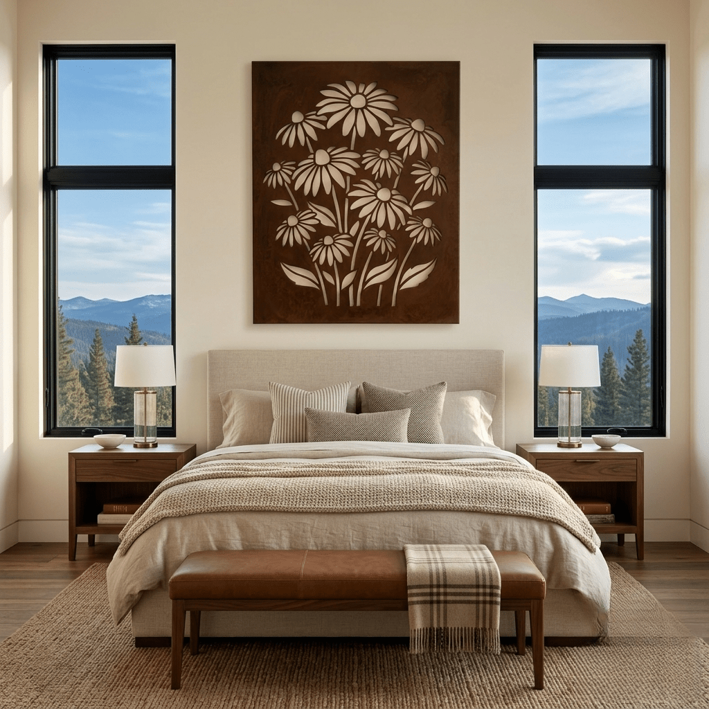 The Black Eyed Susans - Metal Wall Art - Oxide - Anthem Classic