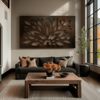 The Bloom - Metal Wall Art - Umber
