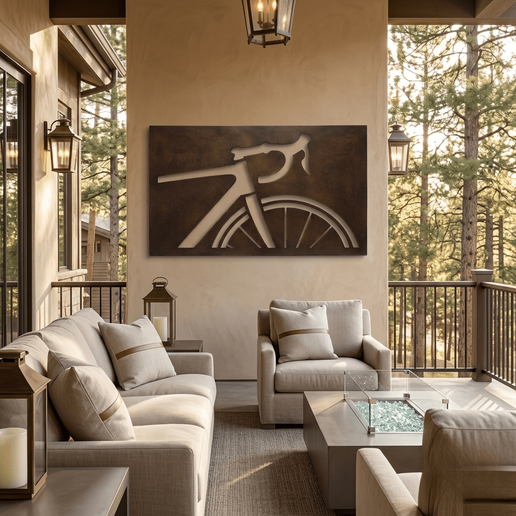 The Breakaway - Metal Wall Art - Umber - Anthem Classic