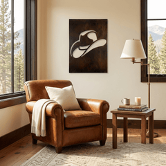 The Brim - Metal Wall Art - Umber - Anthem Classic