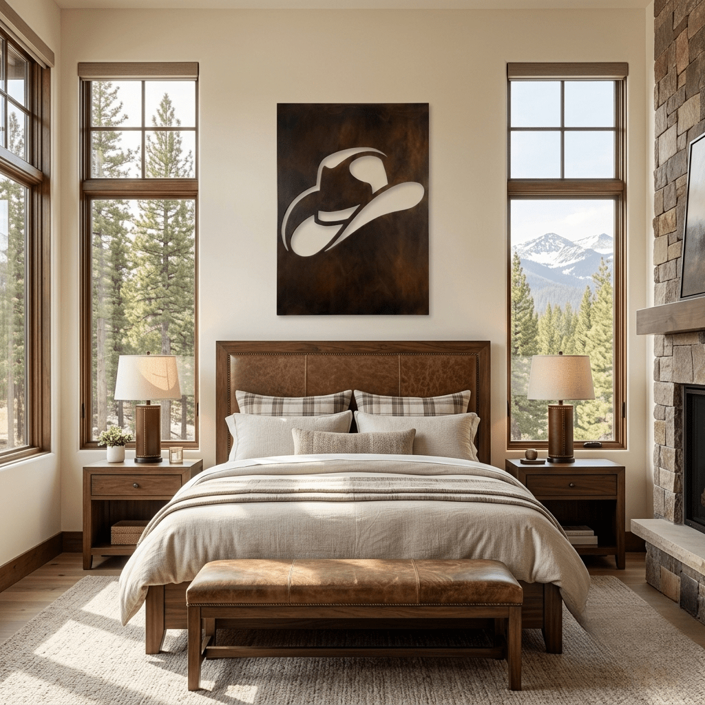 The Brim - Metal Wall Art - Umber - Anthem Classic