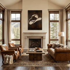 The Brim - Metal Wall Art - Umber - Anthem Classic