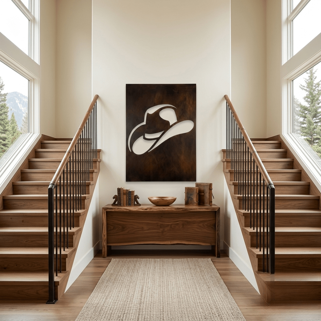 The Brim - Metal Wall Art - Umber - Anthem Classic
