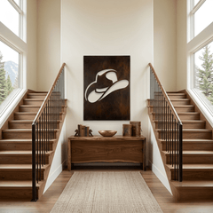 The Brim - Metal Wall Art - Umber - Anthem Classic