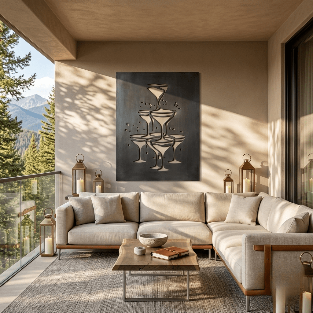 The Bubbly Tower - Metal Wall Art - Forge - Anthem Classic