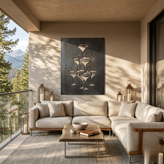 The Bubbly Tower - Metal Wall Art - Forge - Anthem Classic