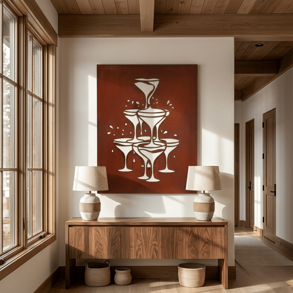 The Bubbly Tower - Metal Wall Art - Oxide - Anthem Classic