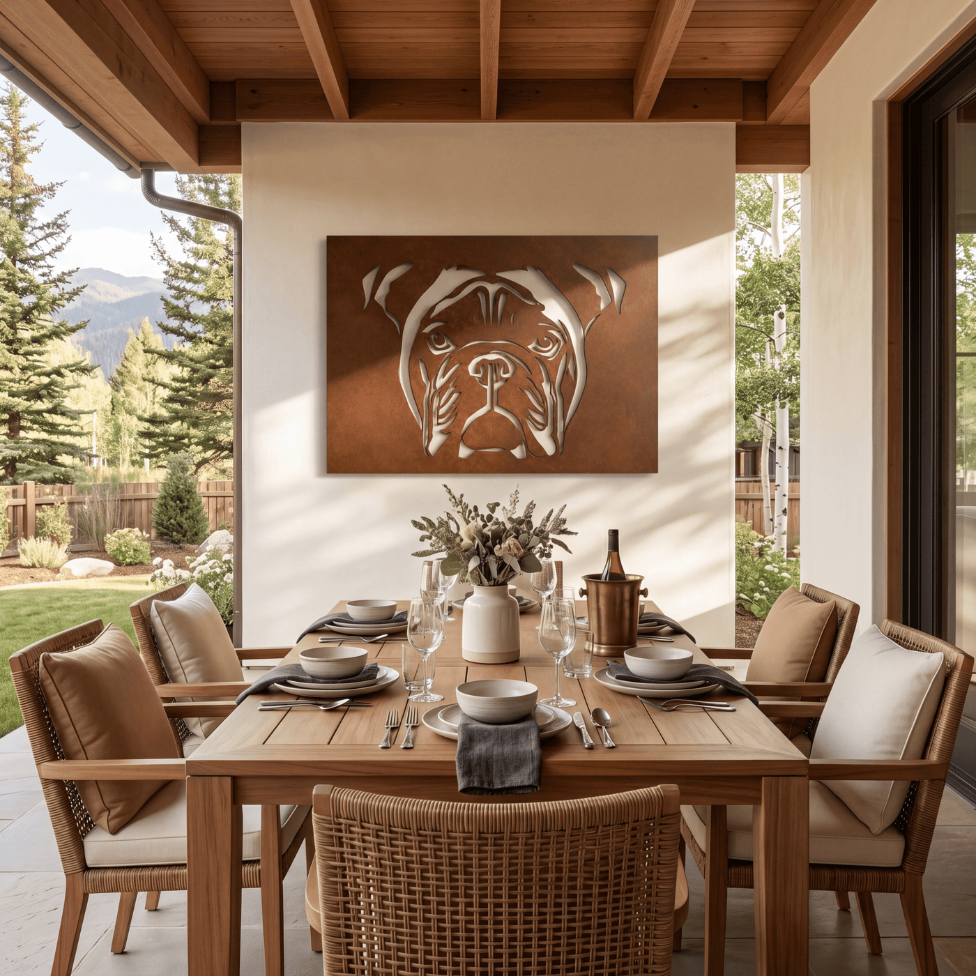 The Bulldog - Metal Wall Art - Oxide - Anthem Classic