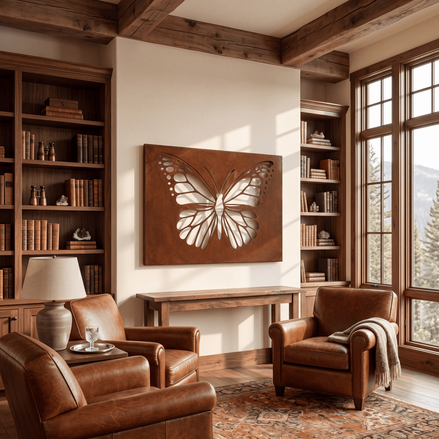 The Butterfly - Metal Wall Art - Oxide - Anthem Classic