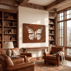 The Butterfly - Metal Wall Art - Oxide - Anthem Classic