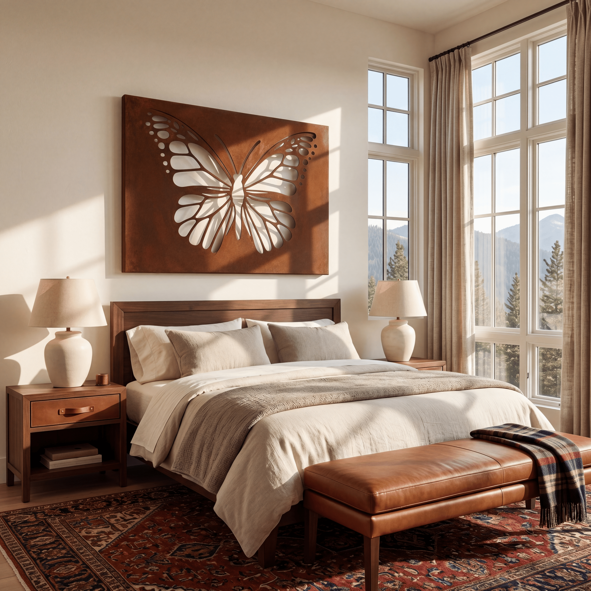 The Butterfly - Metal Wall Art - Oxide - Anthem Classic