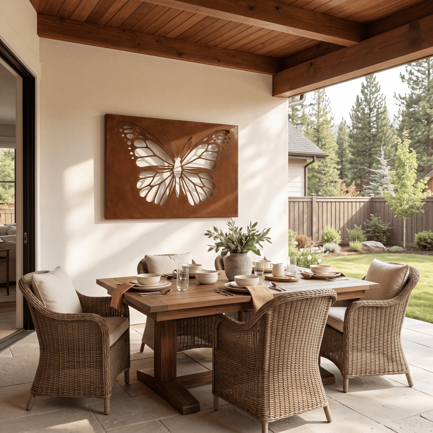 The Butterfly - Metal Wall Art - Oxide - Anthem Classic