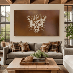 The BYU Cat - Metal Wall Art - Landscape - Anthem Classic