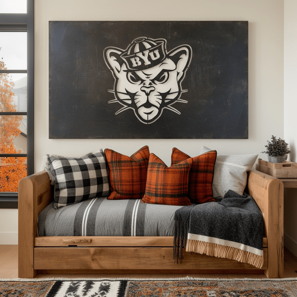 The BYU Cat - Metal Wall Art - Landscape Forge - Anthem Classic
