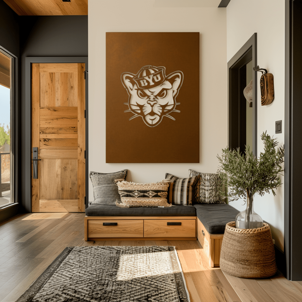 The BYU Cat - Wall Art - Portrait Umber - Anthem Classic
