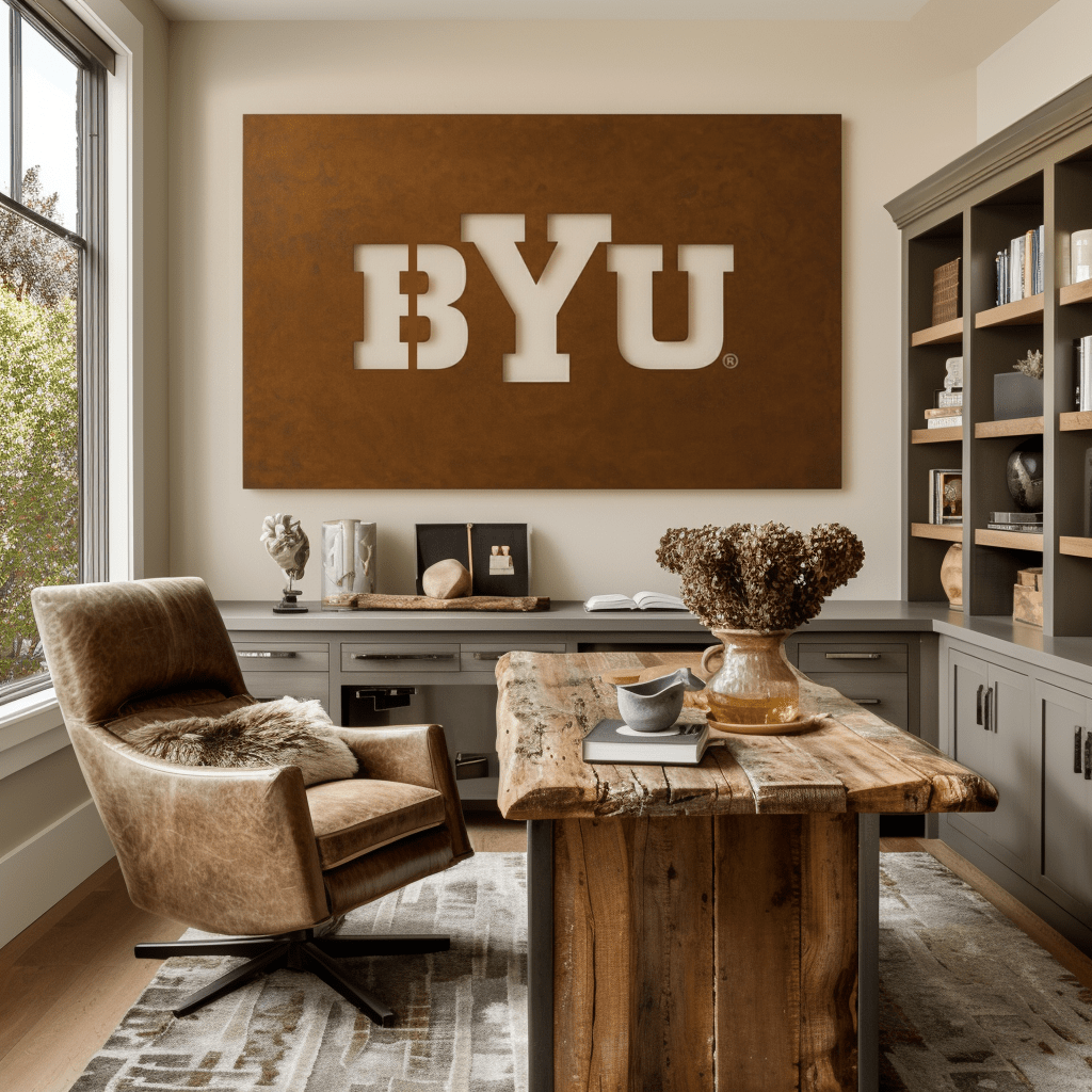The BYU - Metal Wall Art - Landscape Umber - Anthem Classic