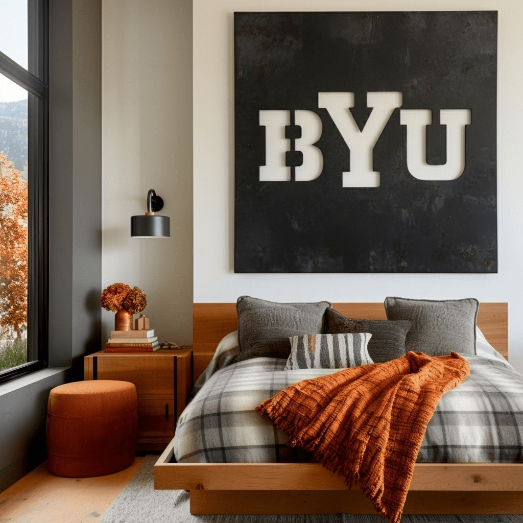 The BYU - Metal Wall Art - Square Forge - Anthem Classic