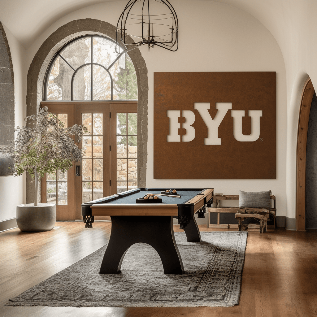 The BYU - Metal Wall Art - Square Umber - Anthem Classic