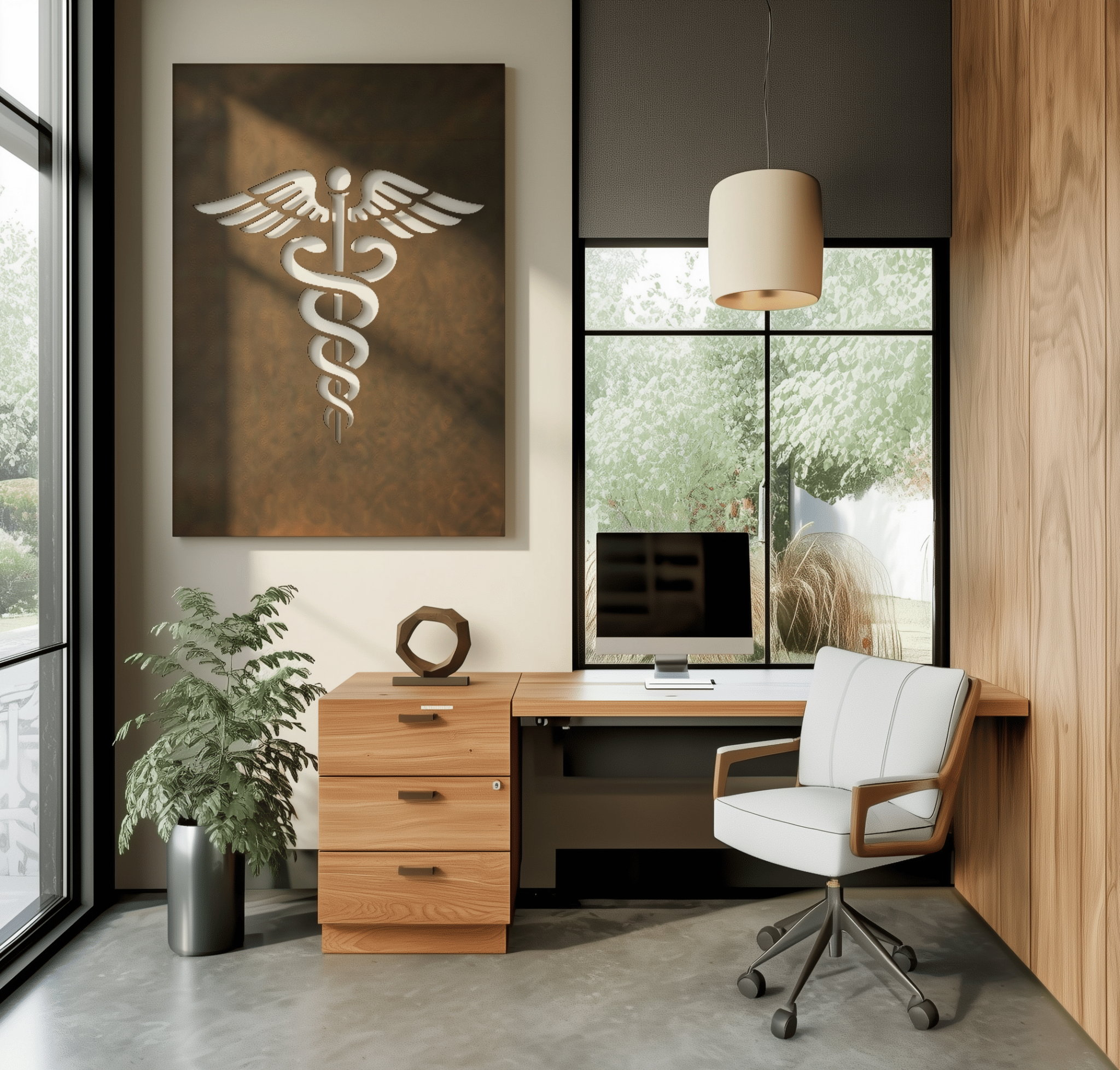 The Caduceus - Metal Wall Art - Anthem Classic