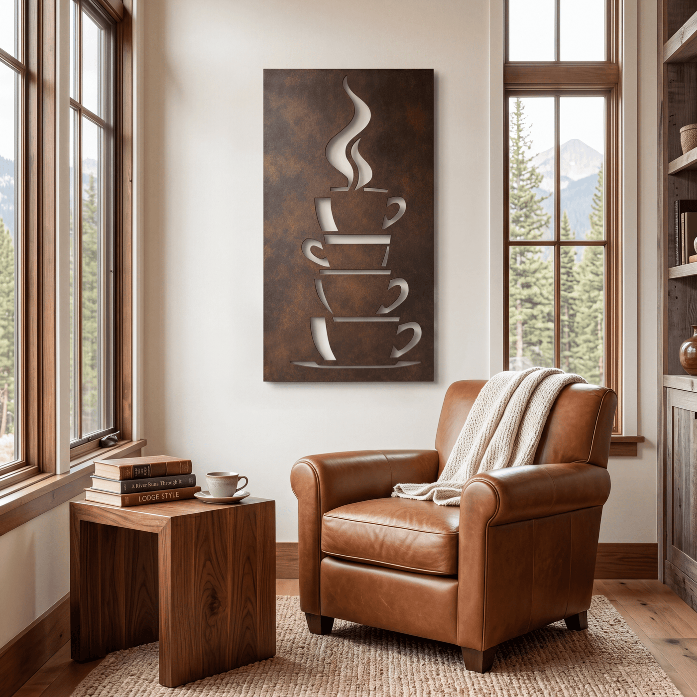 The Cafécito - Metal Wall Art - Umber - Anthem Classic