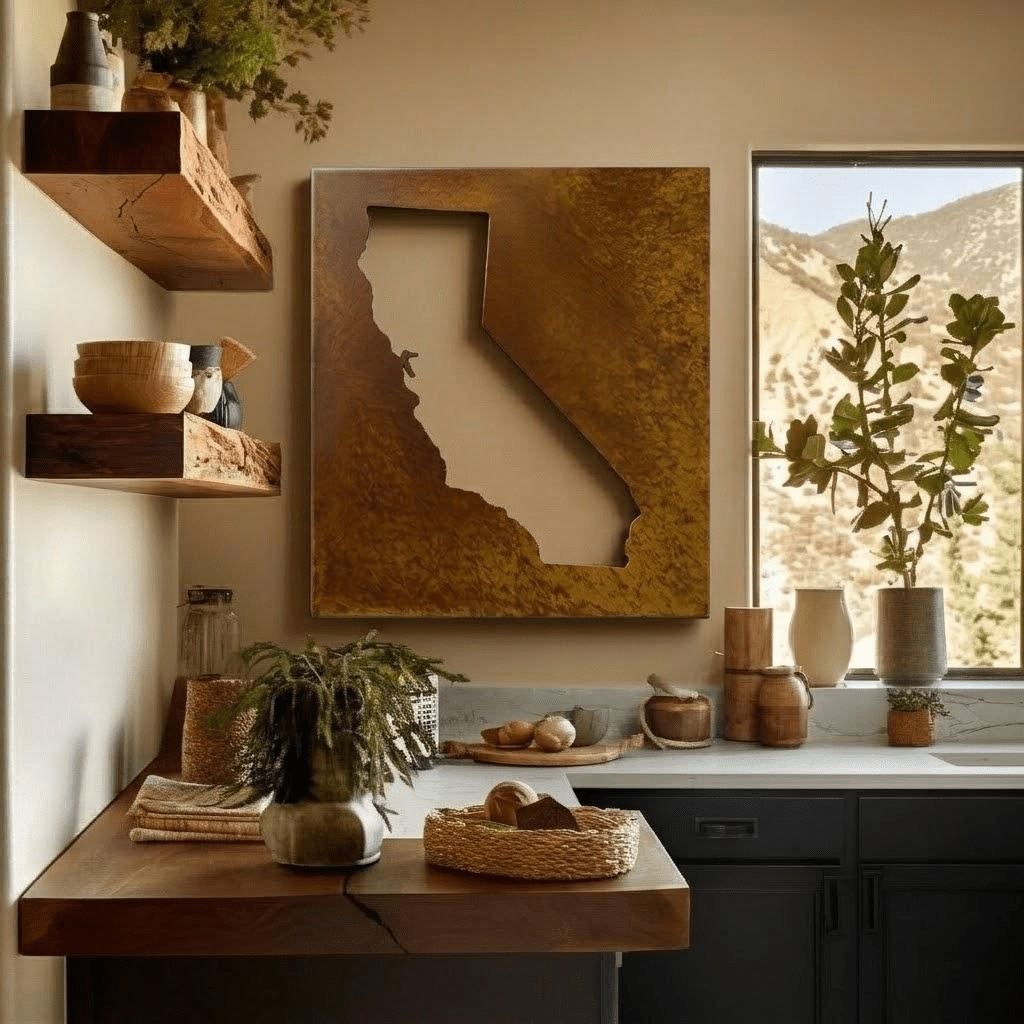 The California - Metal Wall Art - Anthem Classic