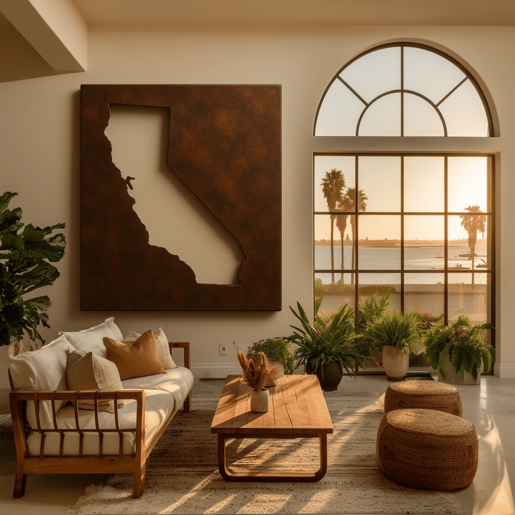 The California - Metal Wall Art - Anthem Classic