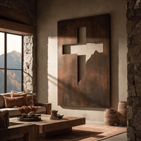 The Calvary - Metal Wall Art - Umber
