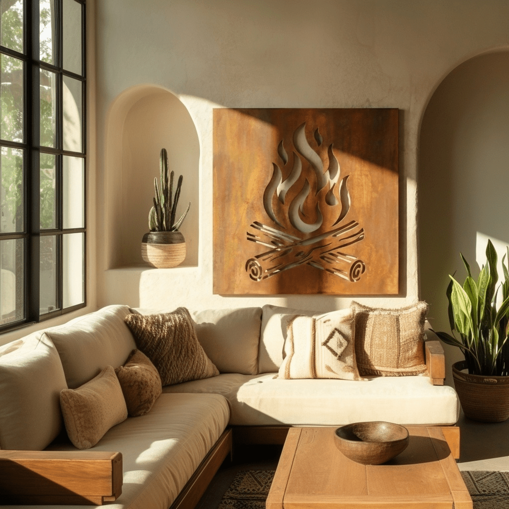 The Campfire - Metal Wall Art - Anthem Classic