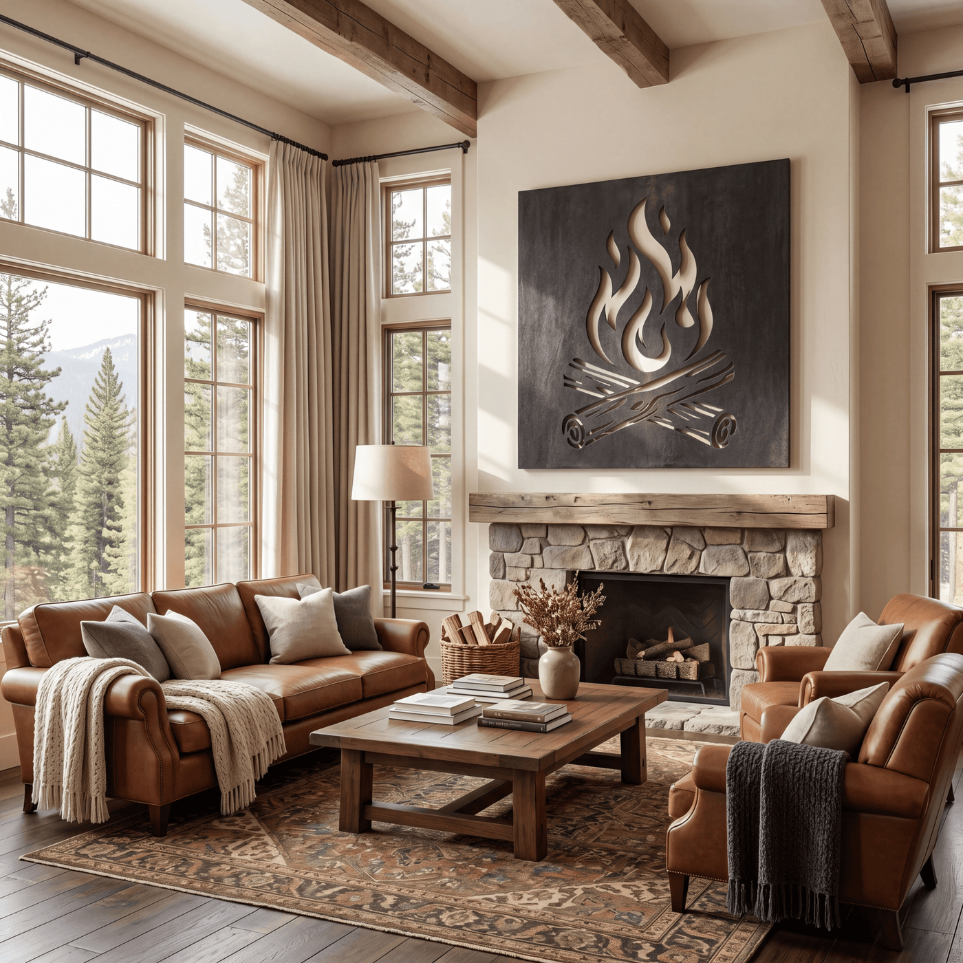 The Campfire - Metal Wall Art - Forge - Anthem Classic