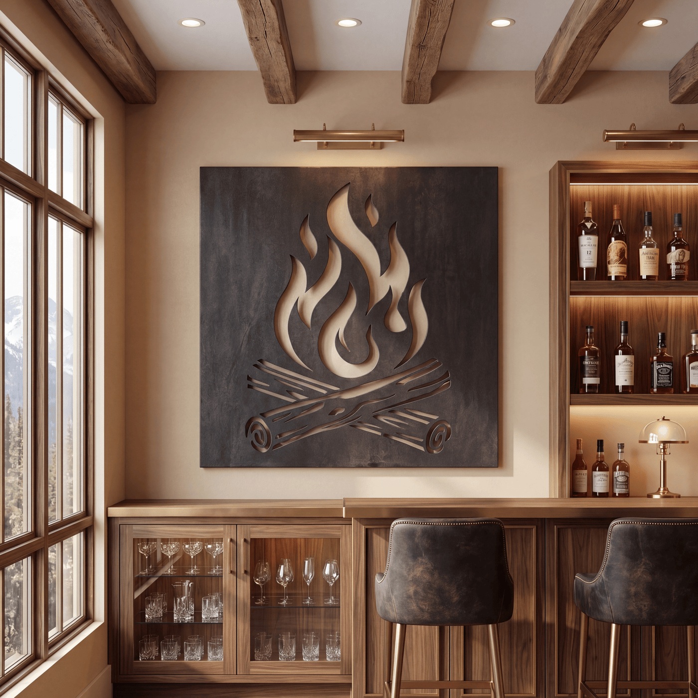 The Campfire - Metal Wall Art - Forge - Anthem Classic