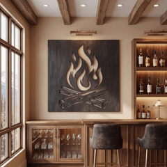 The Campfire - Metal Wall Art - Forge - Anthem Classic