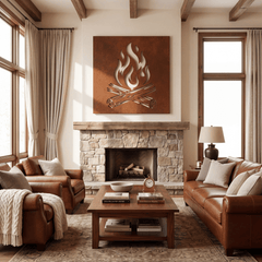 The Campfire - Metal Wall Art - Oxide - Anthem Classic