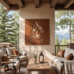 The Campfire - Metal Wall Art - Oxide - Anthem Classic