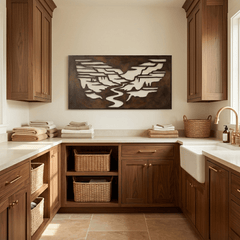 The Canyon - Metal Wall Art - Umber - Anthem Classic