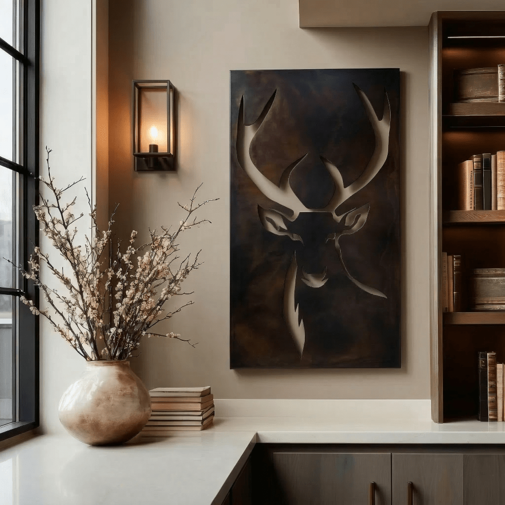 The Caribou - Metal Wall Art - Anthem Classic